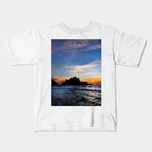 Big Sur sunset Kids T-Shirt